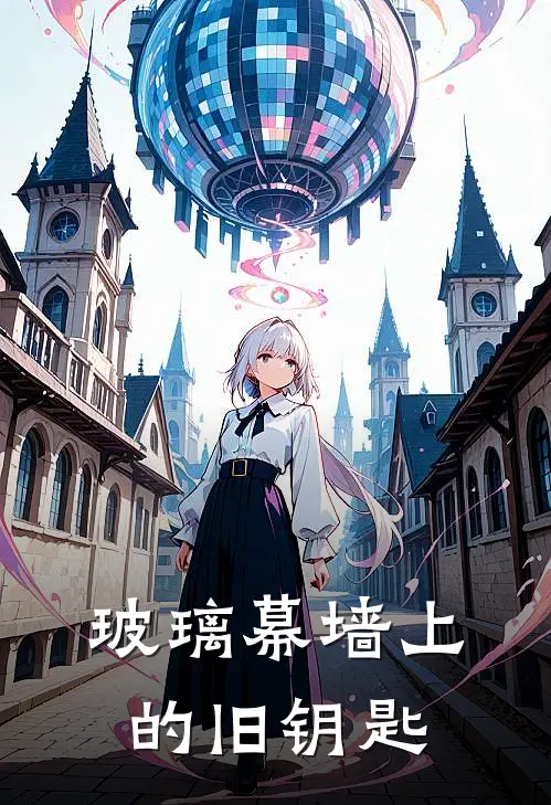 玻璃幕墙上的旧钥匙